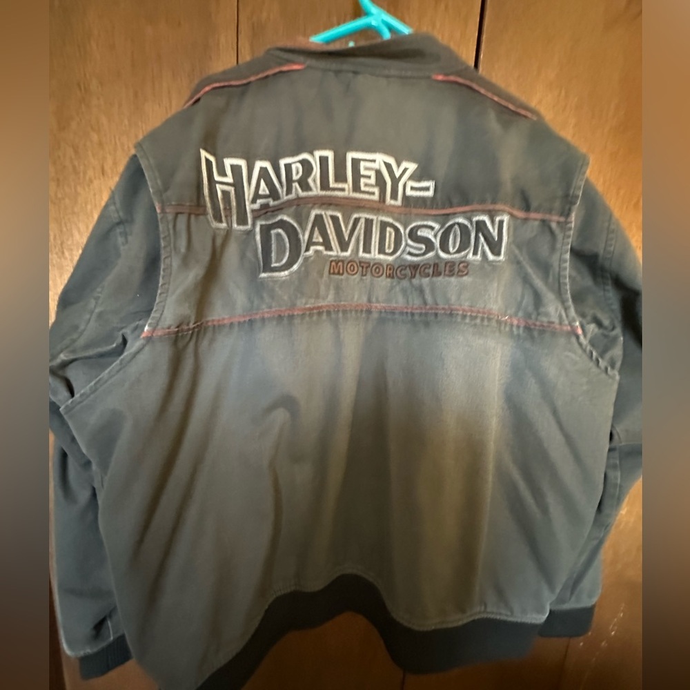 Harley-Davidson Men's Gray Bomber Jacket